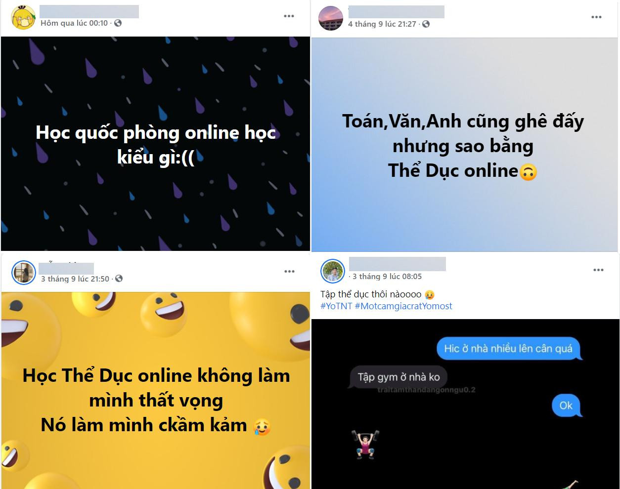 Nỗi ám ảnh mang tên "deadline nộp video Thể chất". Nỗi ám ảnh mang tên "deadline nộp video Thể chất".