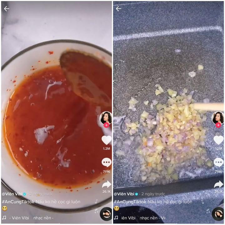 Tỉ lệ nước mắm cũng quan trọng nhưng pha đường và bột ngọt cũng quan trọng không kém. Còn hành thì băm nhỏ rồi đem phi lên thành màu vàng là okela rồi.