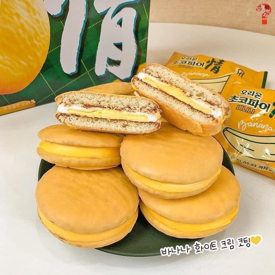 Những tín đồ của Chocopie "nghiện" vị chuối thì không nên bỏ qua món bánh này. Những tín đồ của Chocopie "nghiện" vị chuối thì không nên bỏ qua món bánh này.