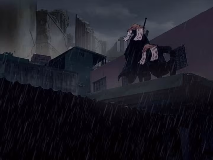 Phiên bản Itachi và Kisame về thăm làng siêu ngầu. (Ảnh: Hoàng Huy)
