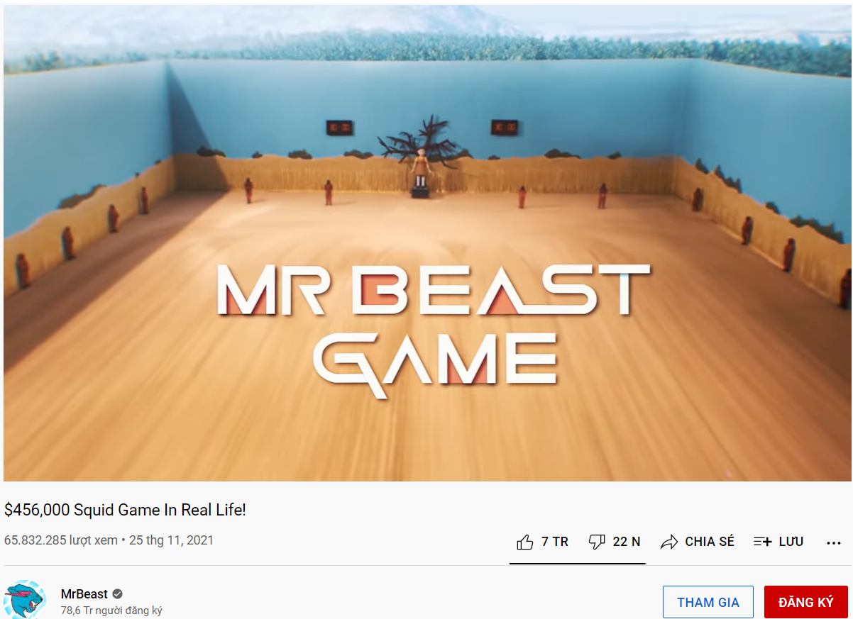 "Squid Game" phiên bản đời thực đã nhanh chóng thu sự chú ý các fan của bộ phim. "Squid Game" phiên bản đời thực đã nhanh chóng thu sự chú ý các fan của bộ phim.