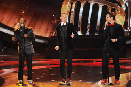 Phần trình diễn 'quên lời' của ba chàng trai đã khiến Nicki khó chịu và nhận xét khá gay gắt