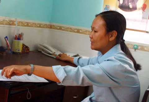 Bà Vũ Thị Kim Dung, trưởng nhóm trẻ tư thục Hoa Lan. Ảnh: Bee.net