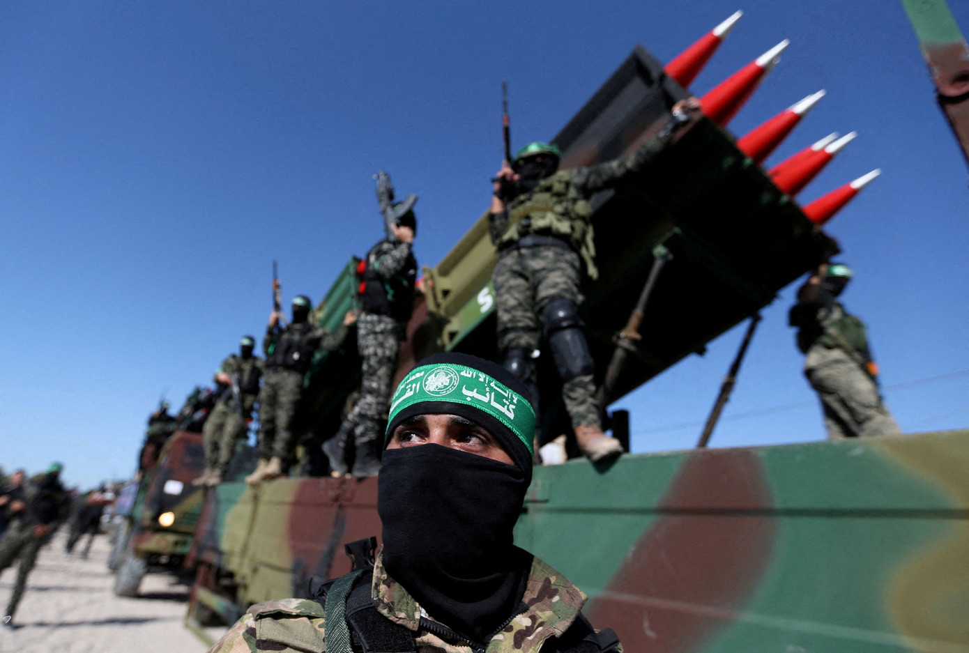 Chiến binh Hamas. Ảnh: Reuters