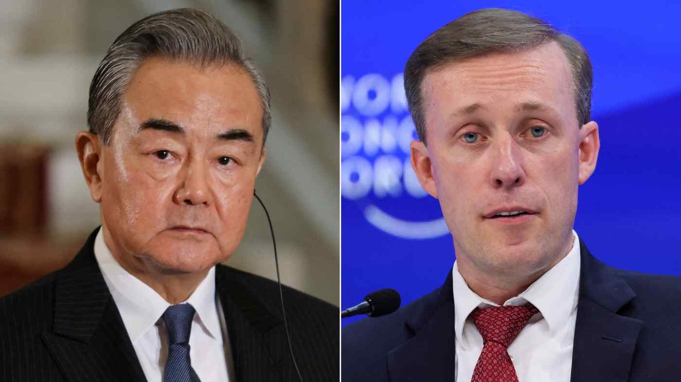 Cố vấn An ninh Quốc gia Mỹ Jake Sullivan (phải) và Ngoại trưởng Trung Quốc Vương Nghị (trái). Ảnh: Nikkei Asia Cố vấn An ninh Quốc gia Mỹ Jake Sullivan (phải) và Ngoại trưởng Trung Quốc Vương Nghị (trái). Ảnh: Nikkei Asia