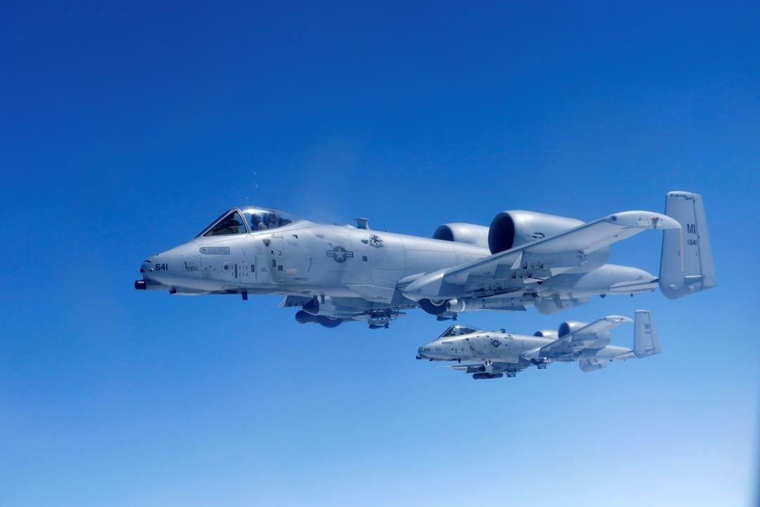 Máy bay A-10 Thunderbolt. Ảnh: Reuters Máy bay A-10 Thunderbolt. Ảnh: Reuters