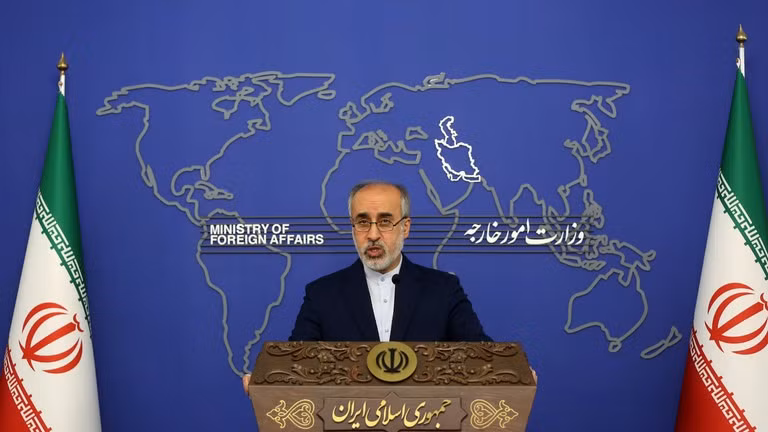 Ngoại trưởng Iran Nasser Kanaani. Ảnh: Getty Images Ngoại trưởng Iran Nasser Kanaani. Ảnh: Getty Images