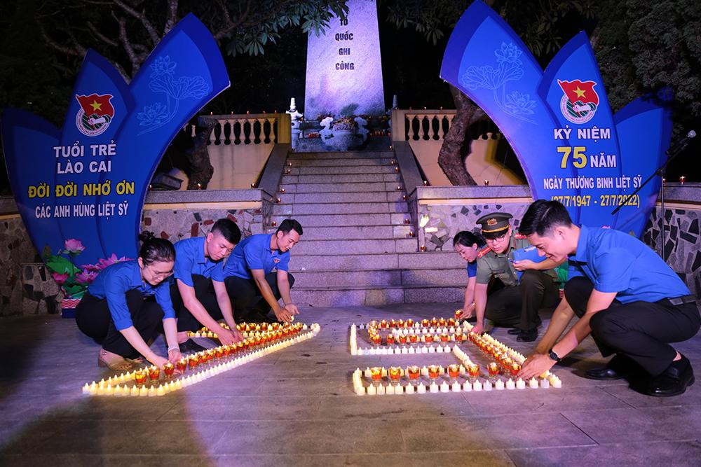 Tuổi trẻ tỉnh Lào Cai có nhiều hoạt động thiết thực nhân dịp kỷ niệm 75 năm ngày thương binh liệt sỹ. - Ảnh: Hân Nguyễn