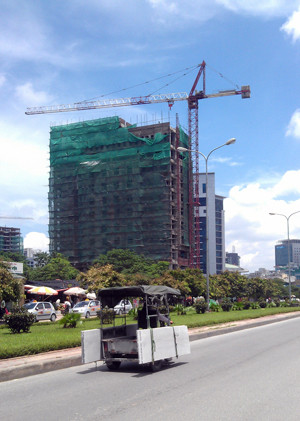 Thị trường chung cư vẫn tiếp tục trầm lắng từ đầu năm đến nay. Ảnh: Hoàng Lan