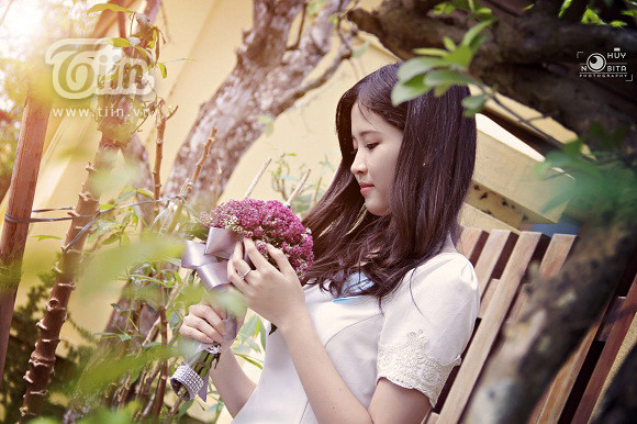 Cận cảnh nhan sắc của cô nữ sinh Đà Nẵng