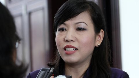 Bà Nguyễn Thanh Hải – Phó Chủ nhiệm Văn phòng Quốc hội. Ảnh: Tuấn Nguyễn