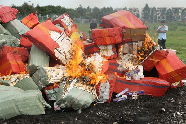 Quản lý thị trường đẩy mạnh truy quét thuốc lá điếu nhập lậu ảnh 2