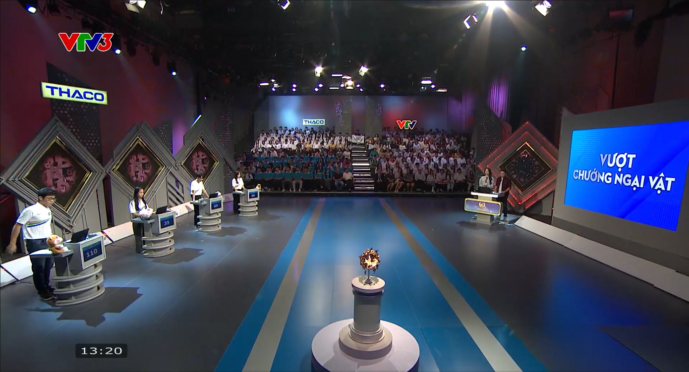 Minh Triết lật ngược tình thế ở phần thi Vượt chướng ngại vật.