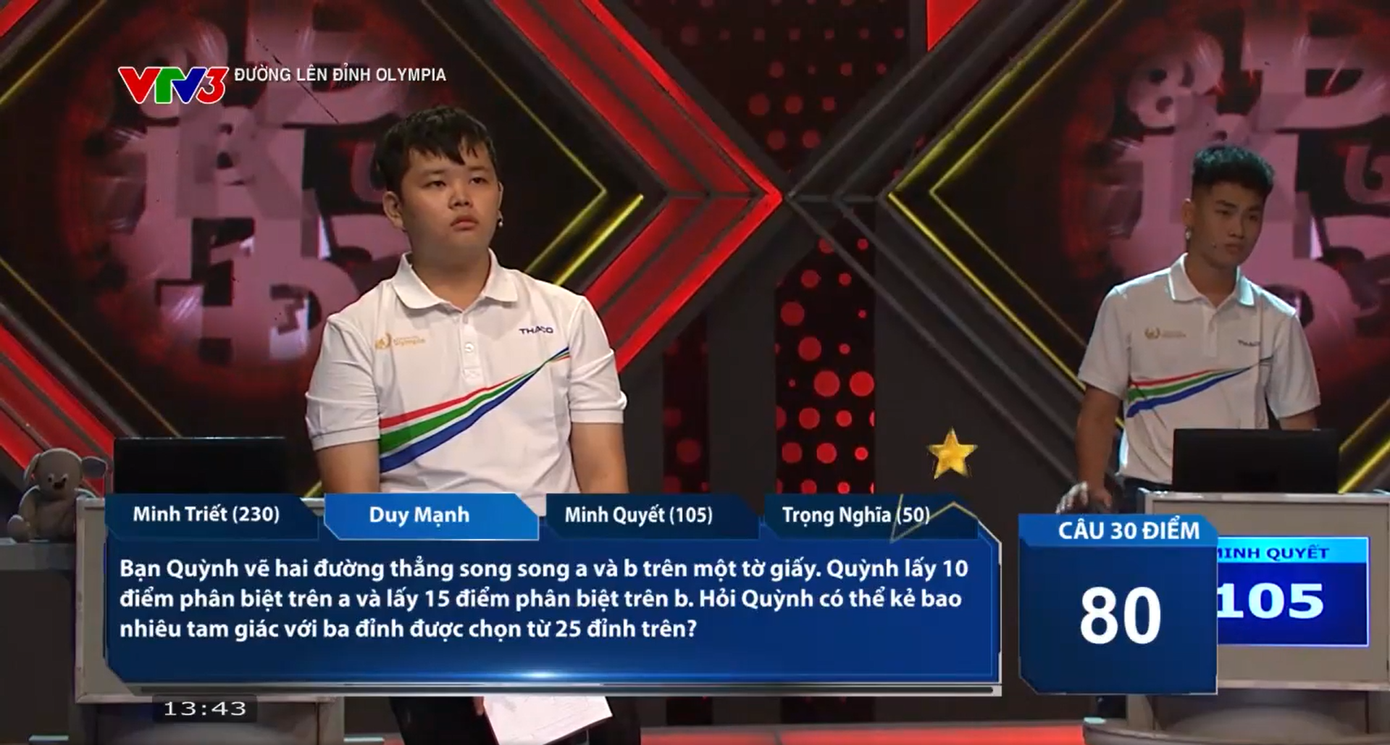 Duy Mạnh thi đấu với tinh thần thoải mái, đồng hạng Nhì với Minh Quyết. Duy Mạnh thi đấu với tinh thần thoải mái, đồng hạng Nhì với Minh Quyết.