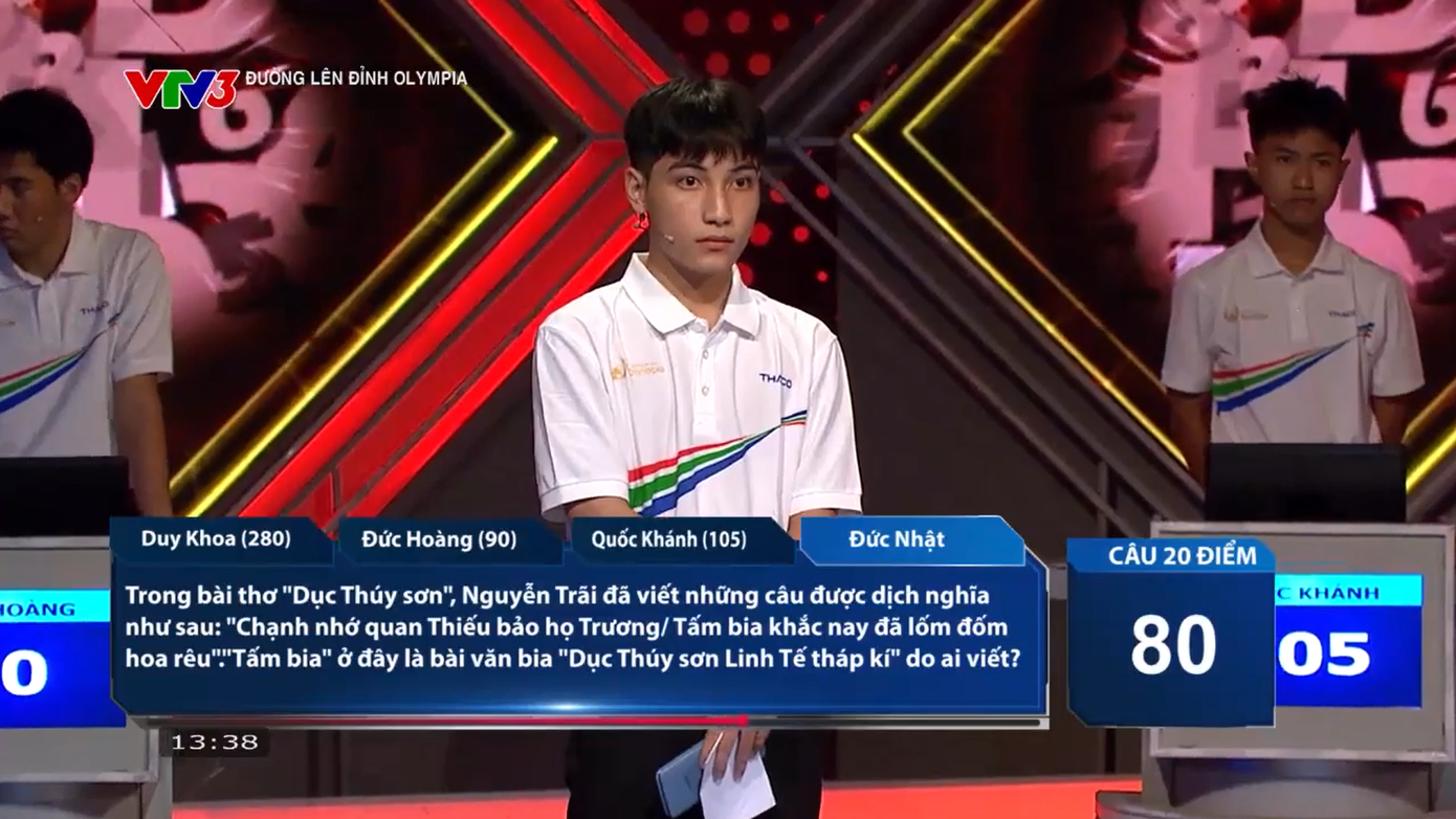 Đức Nhật đã thi đấu hết mình với tinh thần không bao giờ bỏ cuộc. Đức Nhật đã thi đấu hết mình với tinh thần không bao giờ bỏ cuộc.