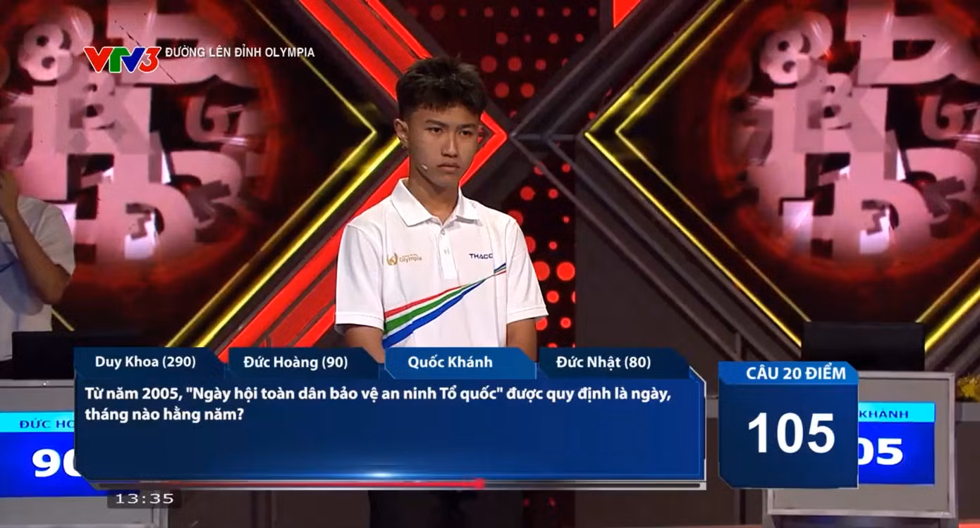 Quốc Khánh nỗ lực vươn lên xếp hạng Nhì. Quốc Khánh nỗ lực vươn lên xếp hạng Nhì.