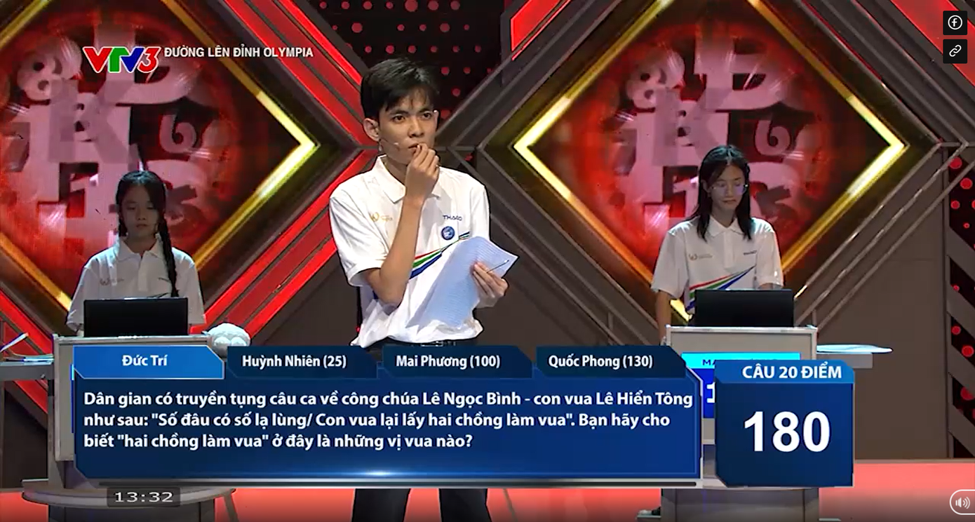 Đức Trí đuối sức tại phần thi Về đích. Đức Trí đuối sức tại phần thi Về đích.