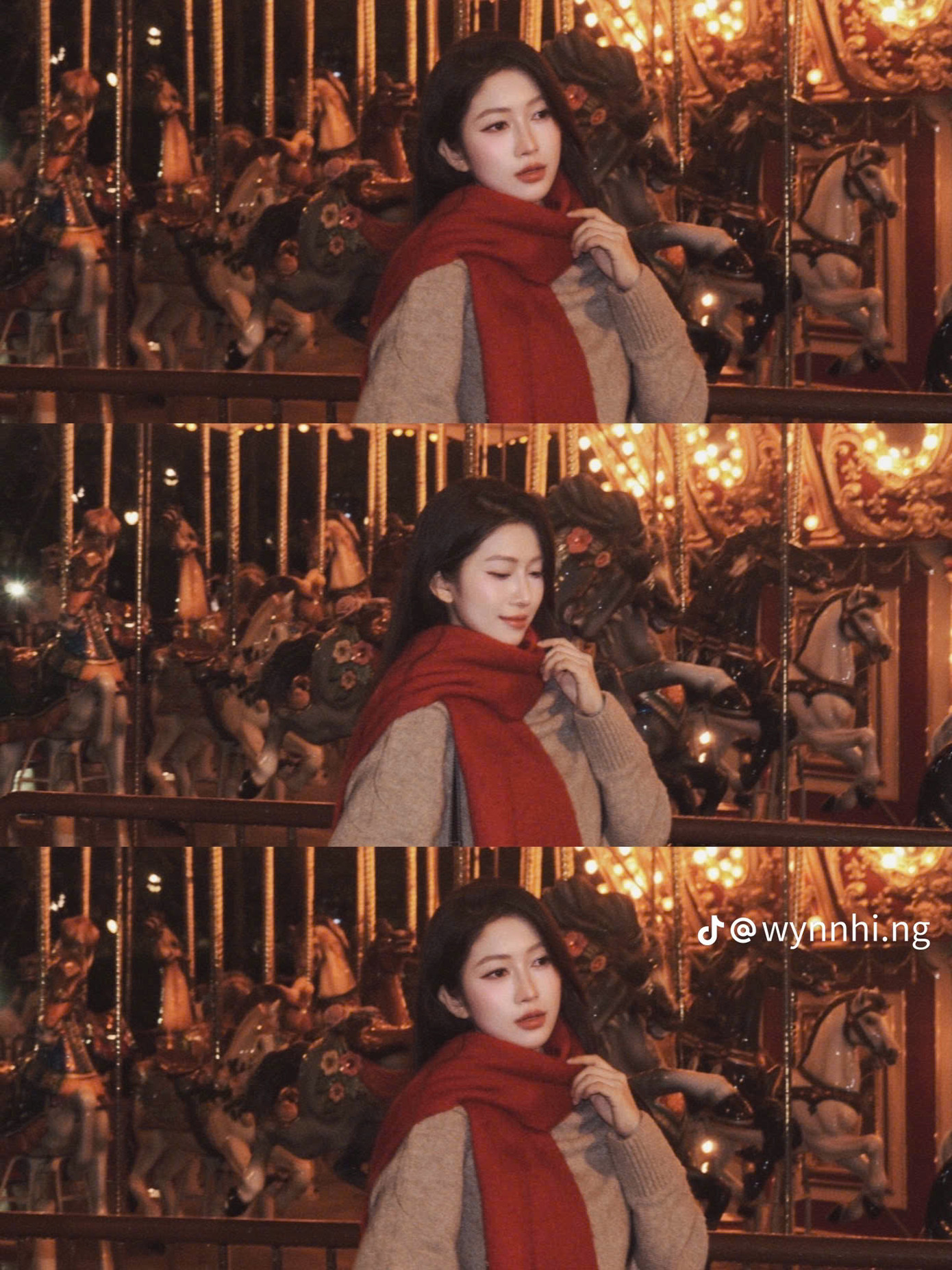 Từ lâu vòng quay ngựa gỗ vốn được xem là biểu tượng của các công viên giải trí, chợ lễ hội Giáng sinh ở phương Tây. Nguồn: @wynnhi.ng Từ lâu vòng quay ngựa gỗ vốn được xem là biểu tượng của các công viên giải trí, chợ lễ hội Giáng sinh ở phương Tây. Nguồn: @wynnhi.ng