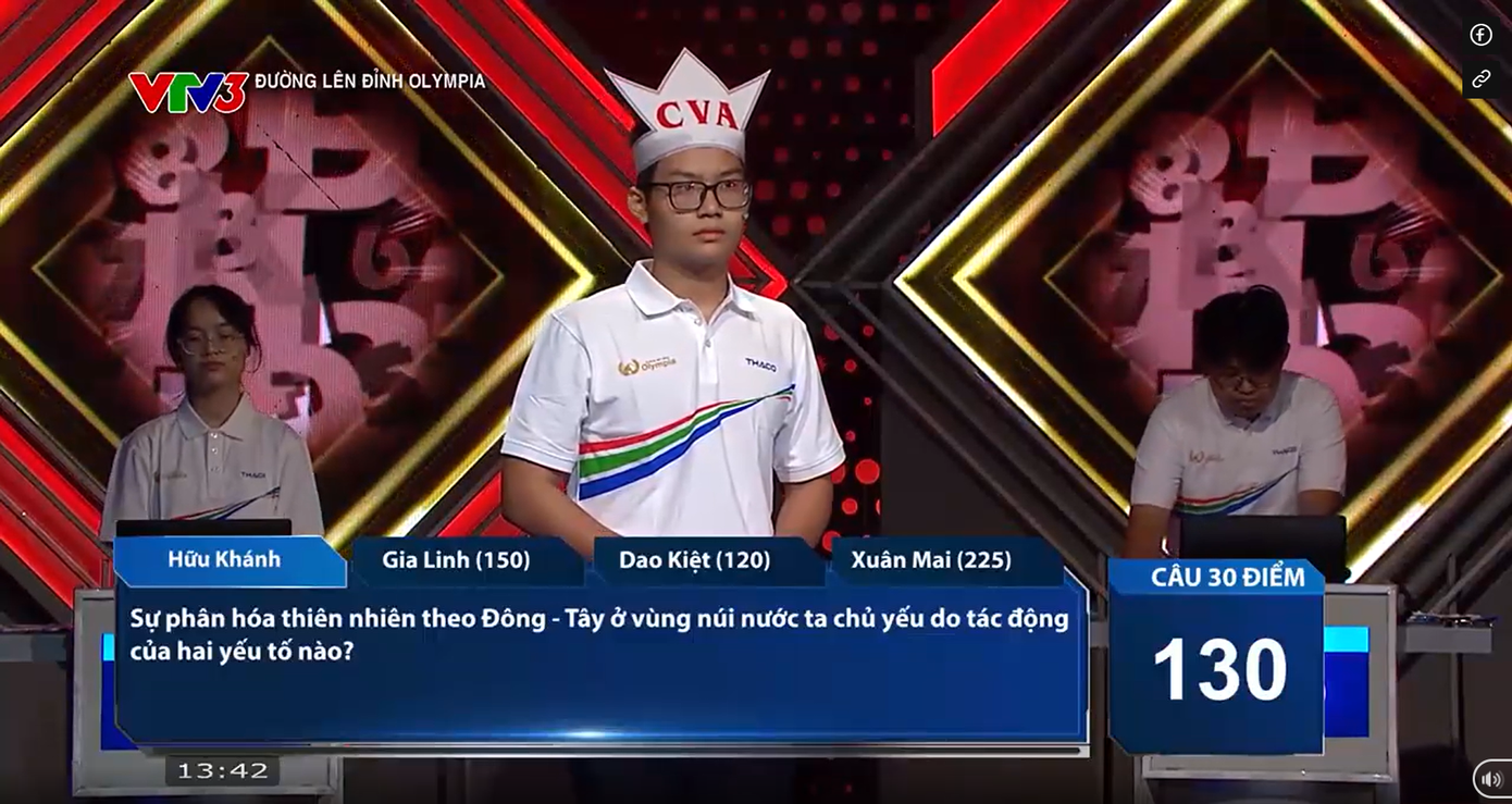 May mắn chưa mỉm cười với Hữu Khánh tại phần thi Về đích. May mắn chưa mỉm cười với Hữu Khánh tại phần thi Về đích.