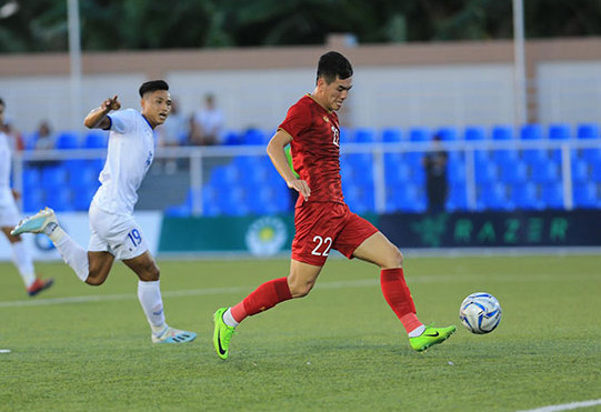 Tiến Linh lập hat-trick, U22 Việt Nam thắng đậm Lào ảnh 1