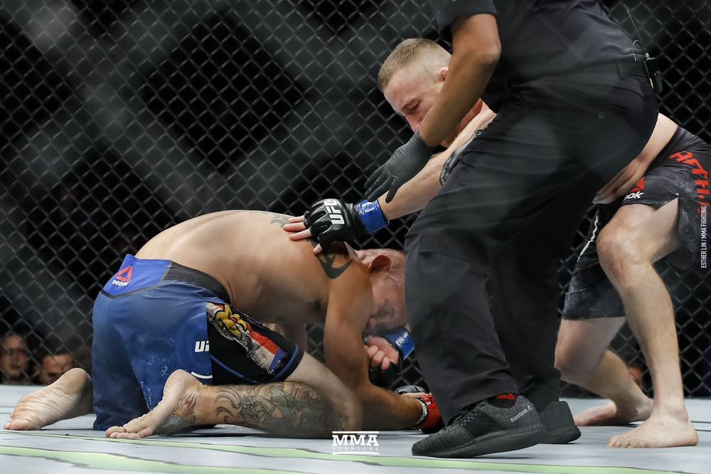 Võ sĩ Mỹ tung loạt đấm móc cực mạnh khiến ‘cao bồi' UFC ngã gục ảnh 4