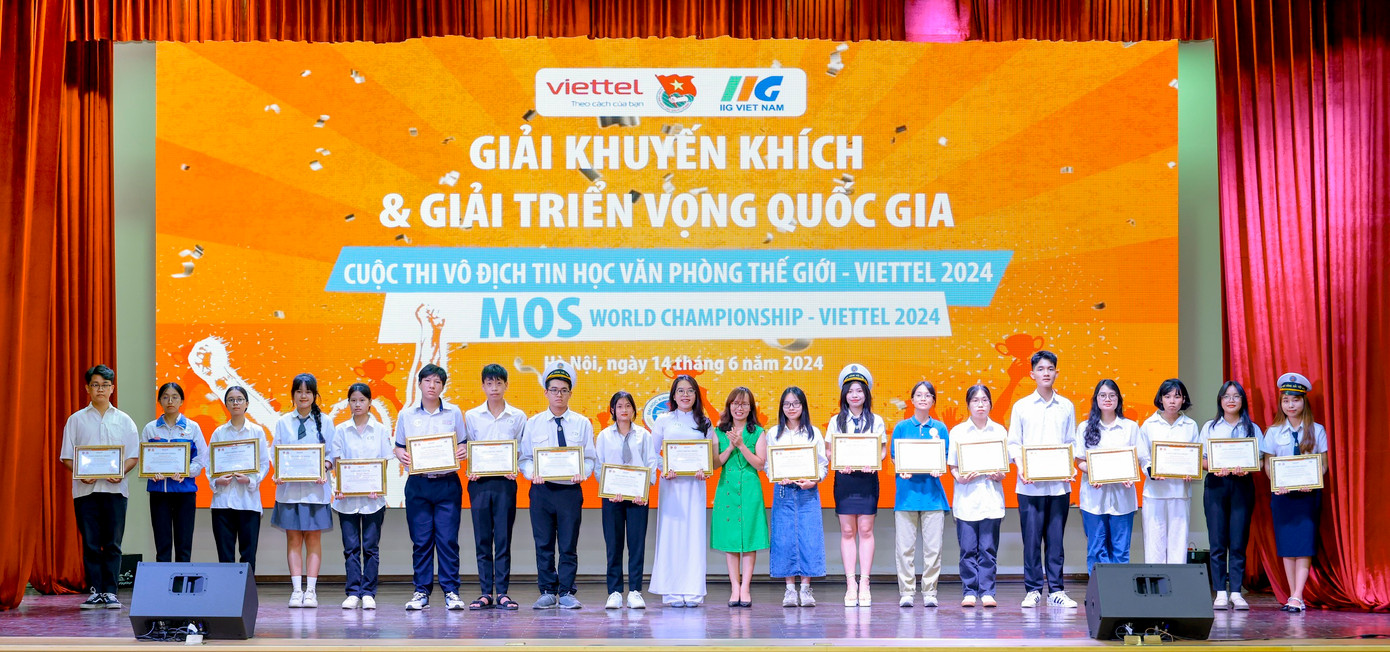 Các giải thưởng được trao tại buổi lễ