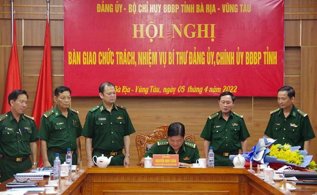 Bàn giao chức trách, nhiệm vụ Bí thư Đảng ủy, Chính ủy Bộ đội Biên phòng tỉnh Bà Rịa - Vũng Tàu Bàn giao chức trách, nhiệm vụ Bí thư Đảng ủy, Chính ủy Bộ đội Biên phòng tỉnh Bà Rịa - Vũng Tàu