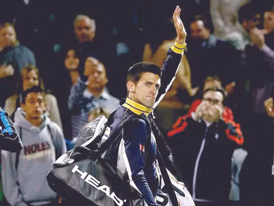 Nole tạm biệt Miami Masters. ảnh: Getty Images