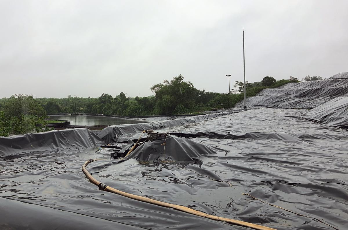 Khu xử lý chất thải rắn Xuân Sơn, thị xã Sơn Tây. Khu xử lý chất thải rắn Xuân Sơn, thị xã Sơn Tây.