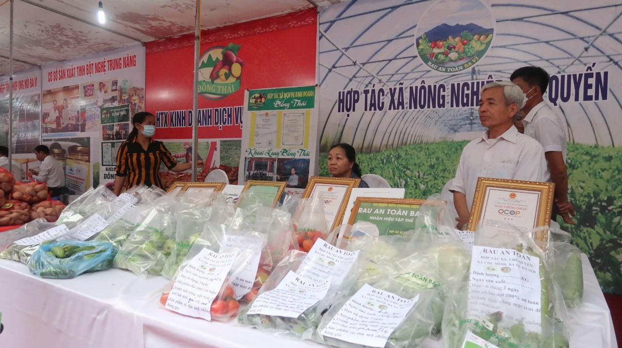 Các mặt hàng nông nghiệp sạch được du khách quan tâm