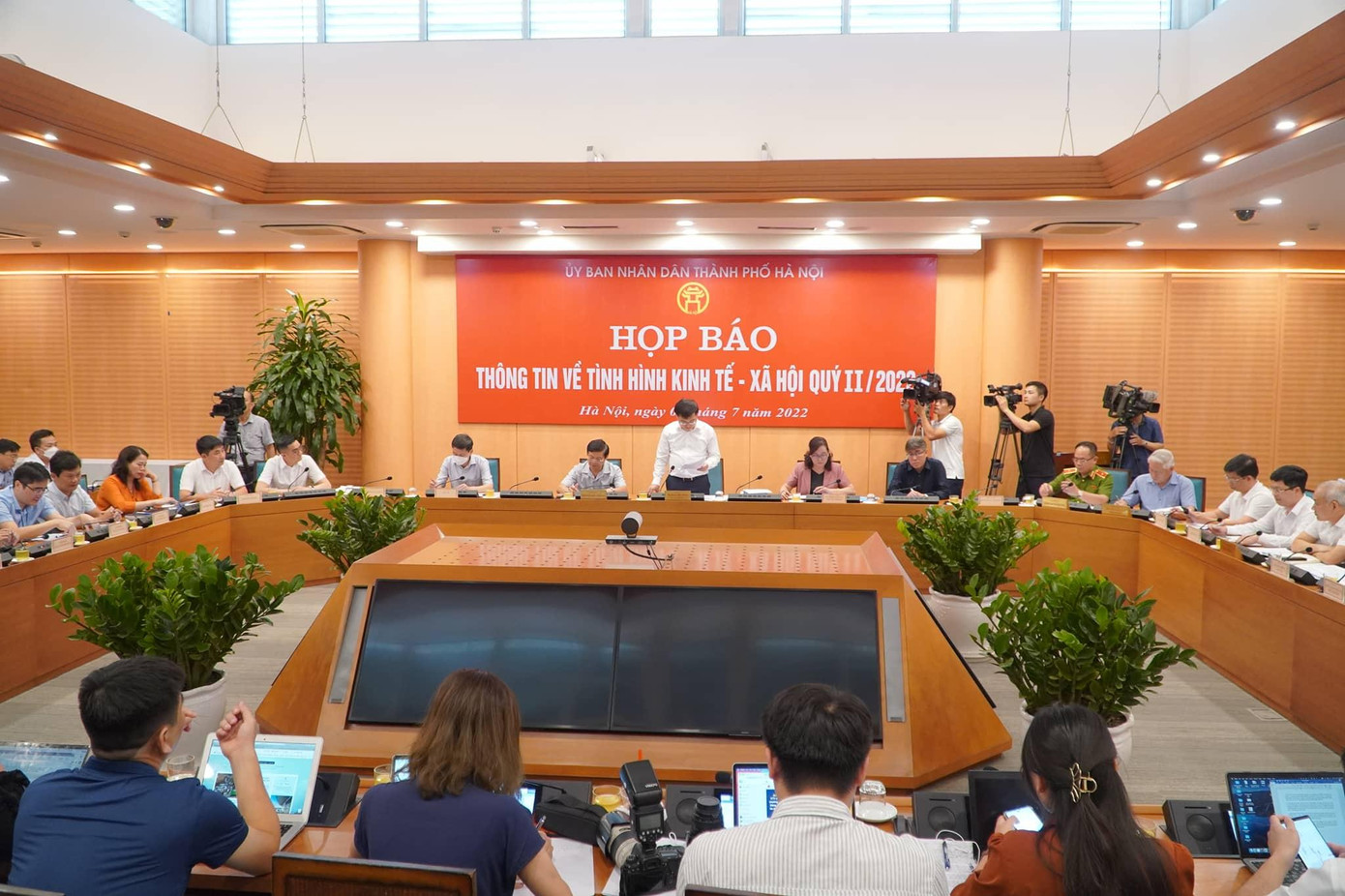 Toàn cảnh buổi họp báo Toàn cảnh buổi họp báo