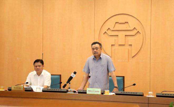 Chủ tịch UBND thành phố Hà Nội chỉ đạo tại buổi làm việc với huyện Hoài Đức