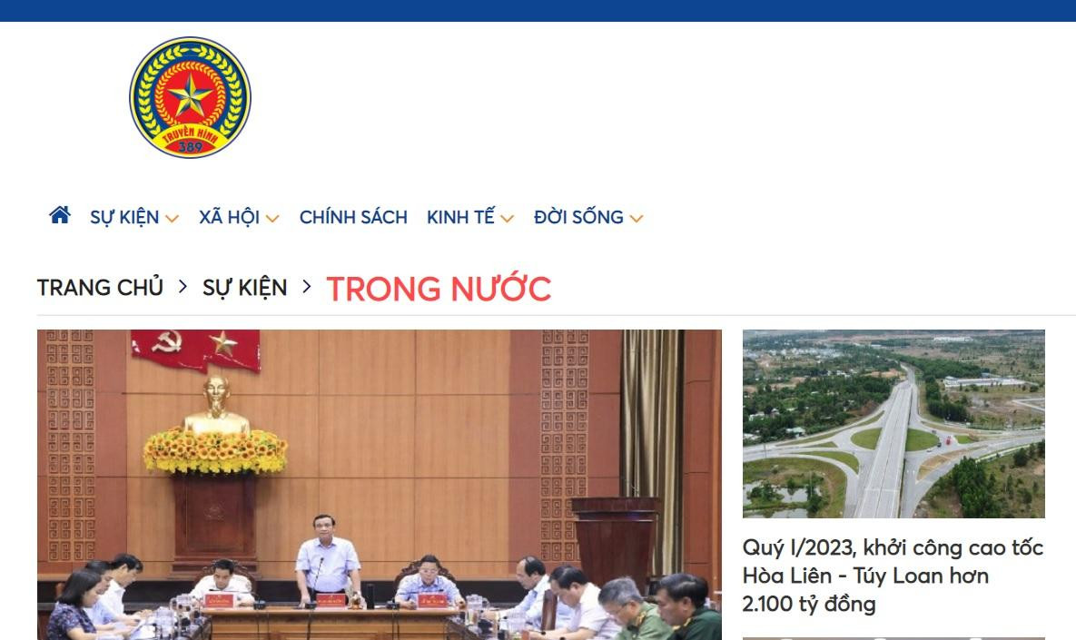 Hình ảnh trên trang thông tin của công ty. Ảnh minh họa.