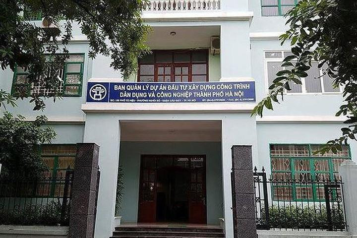 Trụ sở BQLDA đầu tư xây dựng công trình dân dụng và công nghiệp Thành phố Hà Nội