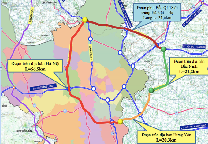 Quy hoạch đường Vành đai 4