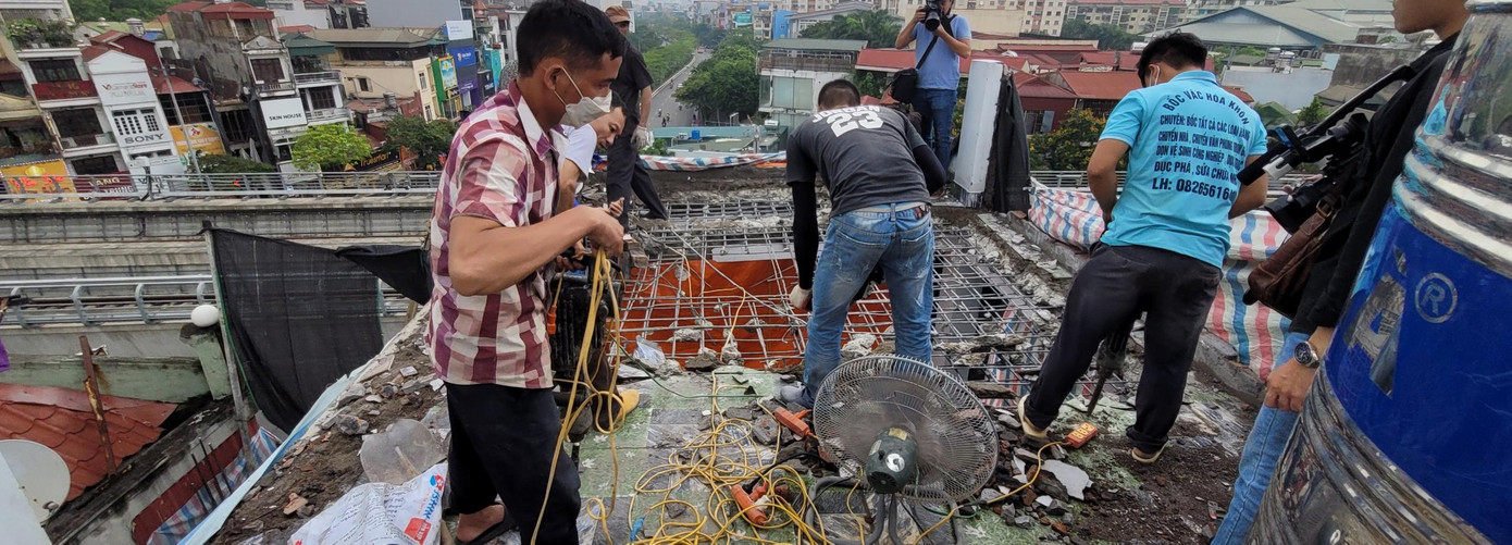 Từ tháng 6/2022 đến nay, quận Cầu Giấy đã tiến hành cưỡng chế 4 công trình vi phạm trật tự xây dựng