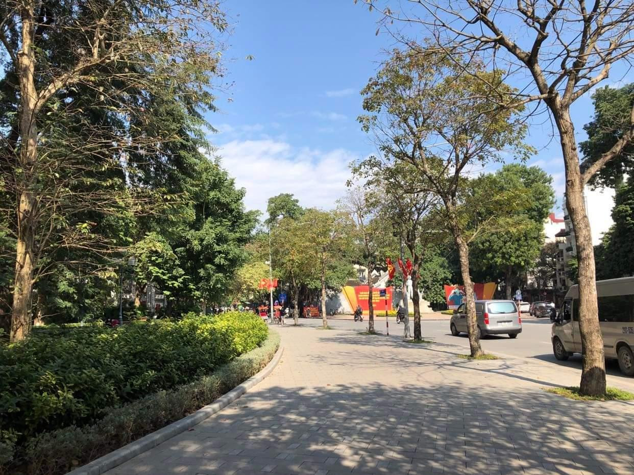 Vườn hoa hồ Gươm vẫn chưa có trang trí đón xuân về như mọi năm Vườn hoa hồ Gươm vẫn chưa có trang trí đón xuân về như mọi năm