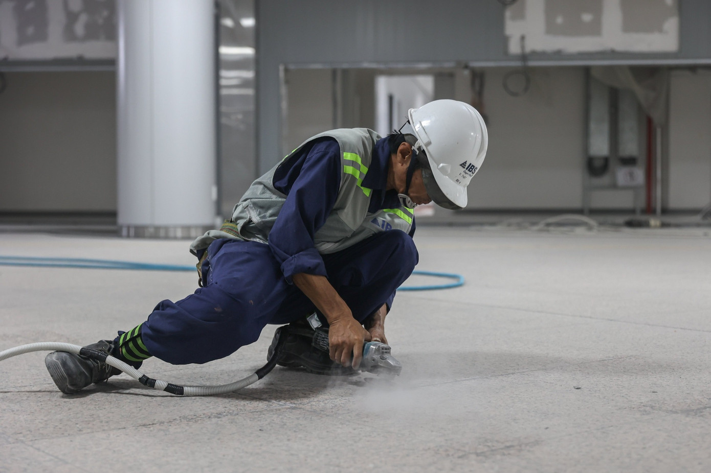 Dự kiến, công trình nhà ga Bến Thành sẽ hoàn tất thi công vào tháng 10 tới. Ảnh: MAUR