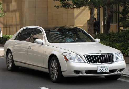 Mẫu siêu sang Maybach 62 S ở Nhật Bản. Mẫu siêu sang Maybach 62 S ở Nhật Bản
