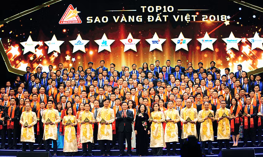 Vinh danh 200 doanh nghiệp tiêu biểu đạt giải Sao Vàng đất Việt 2018 ảnh 8