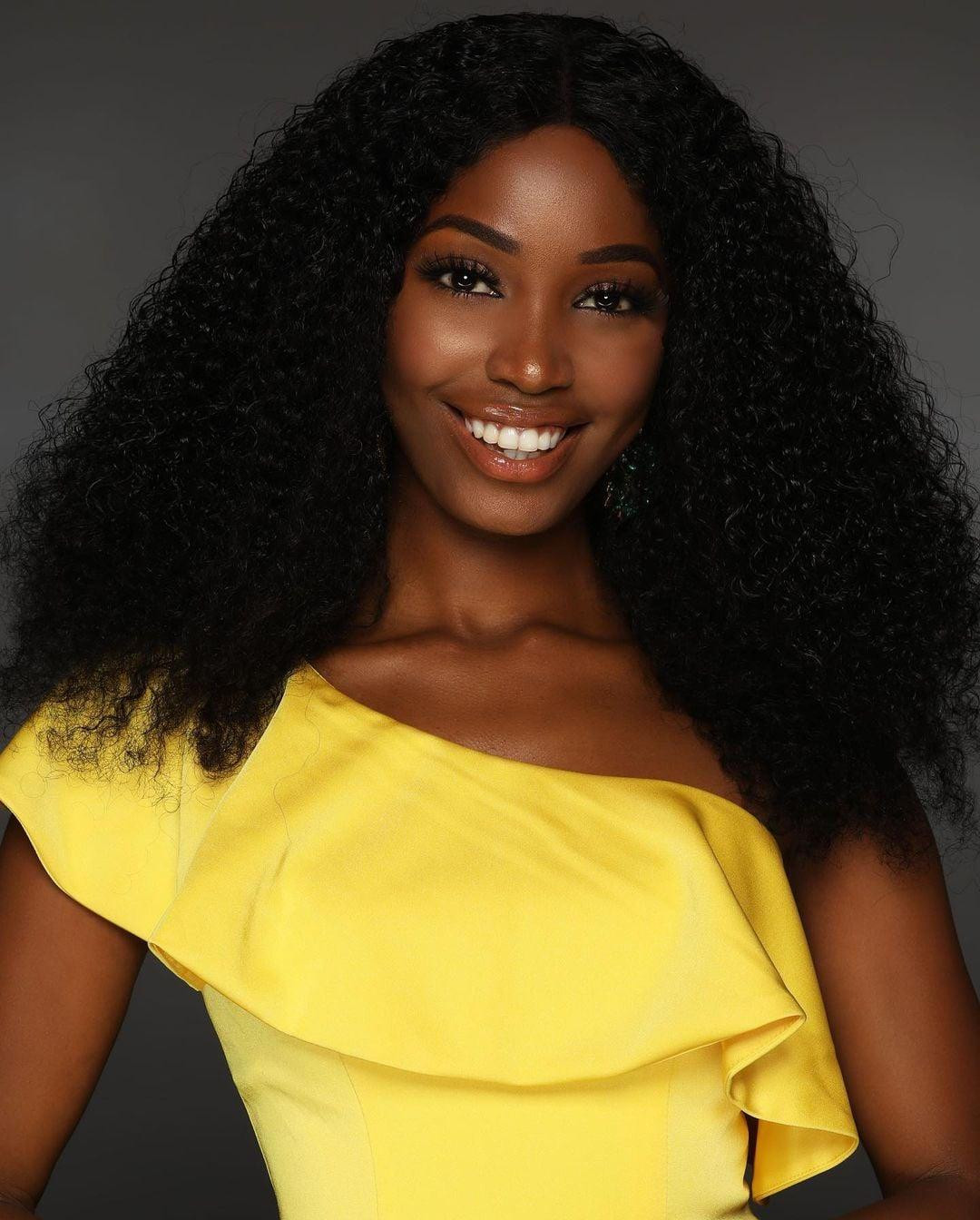 Hoa hậu Anh - Rehema Muthamia (thành tích Top 6 Hoa hậu Nhân ái).