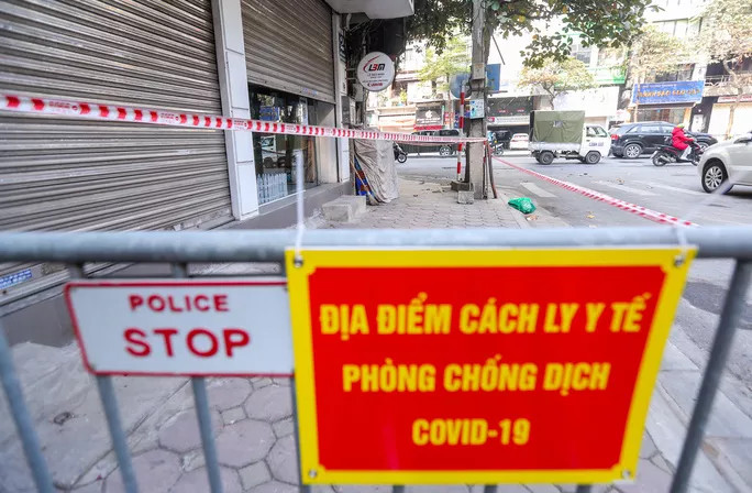 Khu vực cách ly y tế tại số 5 Hồ Giám, quận Đống Đa