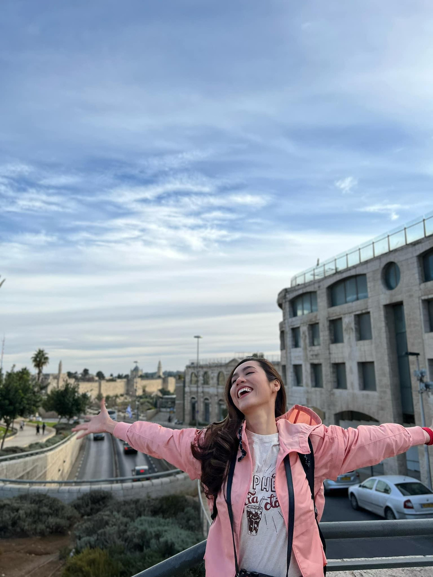 Sau khi kết thúc việc học tập chuyên ngành Sản xuất phim tại New York Film Academy, Los Angeles (Mỹ), Hoàng My từng đến Israel để sinh sống và làm phim. Người đẹp từng chia sẻ "phải có máu liều mới dám đến Israel". Sau khi kết thúc việc học tập chuyên ngành Sản xuất phim tại New York Film Academy, Los Angeles (Mỹ), Hoàng My từng đến Israel để sinh sống và làm phim. Người đẹp từng chia sẻ "phải có máu liều mới dám đến Israel".