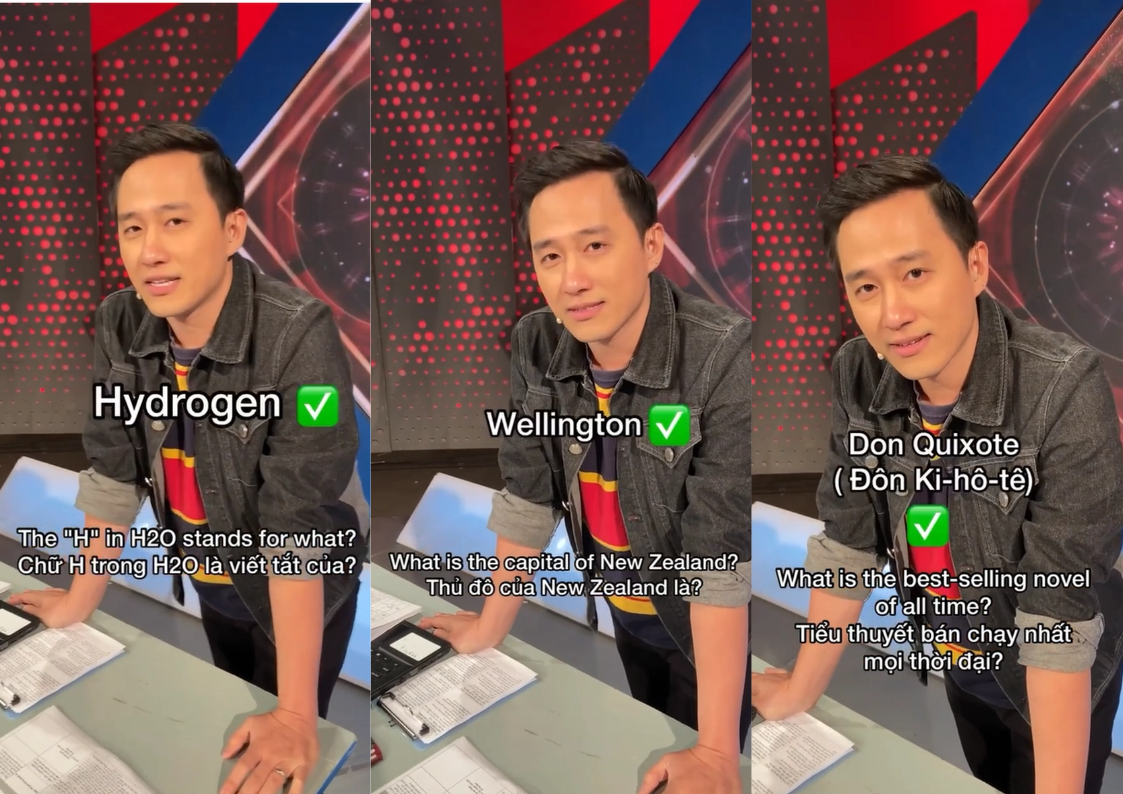 Không chỉ Khánh Vy là &quot;tiên nữ ngoại ngữ&quot;, MC Ngọc Huy cũng là &quot;chúa tể ngôn từ&quot; đó nha!