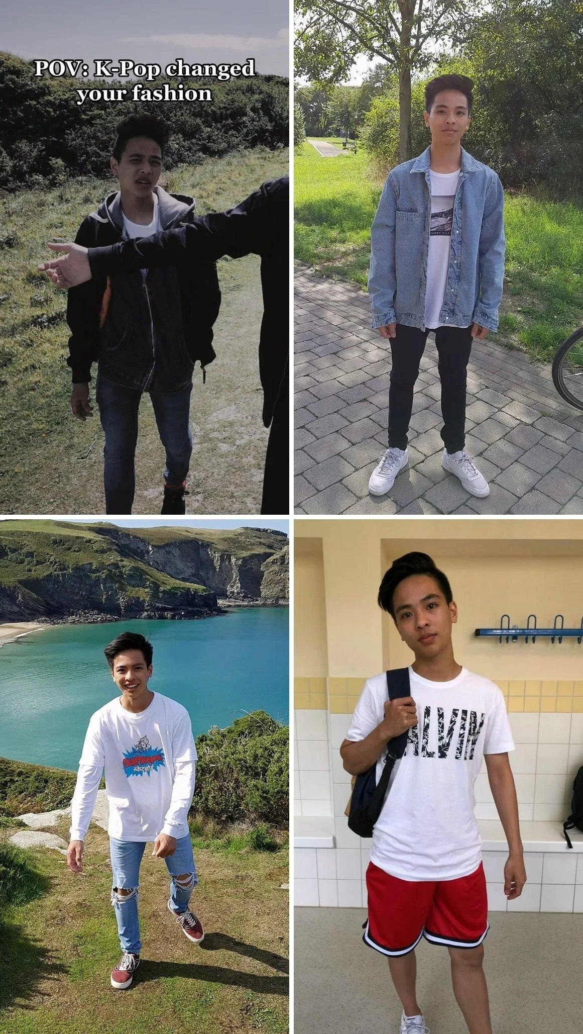 Hình ảnh của anh chàng trước khi trở thành fan của Jimin. Ảnh chụp màn hình. Hình ảnh của anh chàng trước khi trở thành fan của Jimin. Ảnh chụp màn hình.