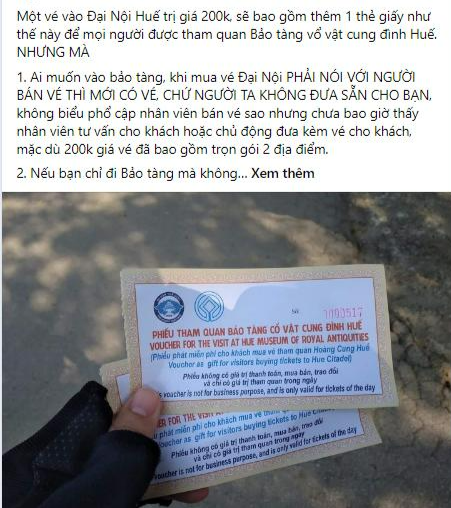 Bài đăng nhận được không ít sự đồng tình của netizen. Ảnh: Review Huế