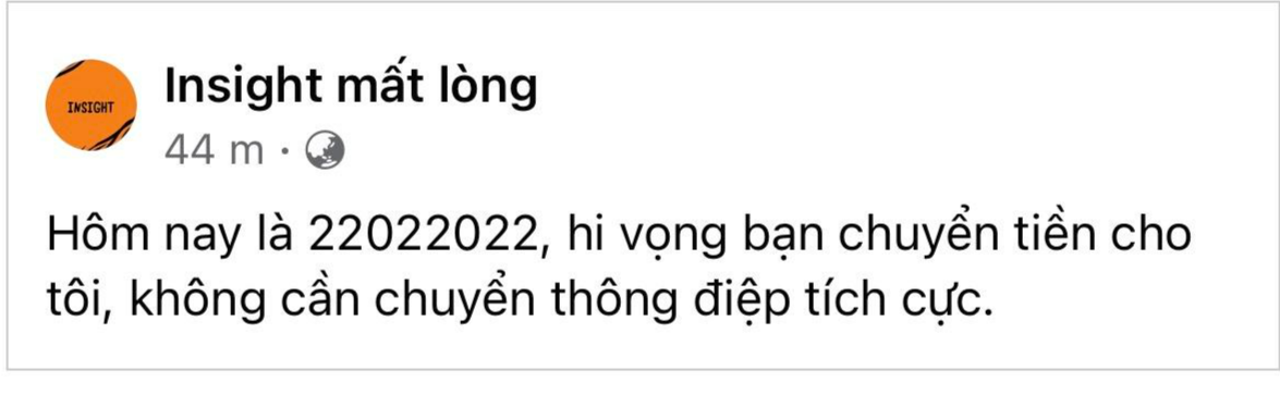 Một lời chào thân ái đến những ai còn đang thiếu tiền của Gen Z! Ảnh: Insight mất lòng