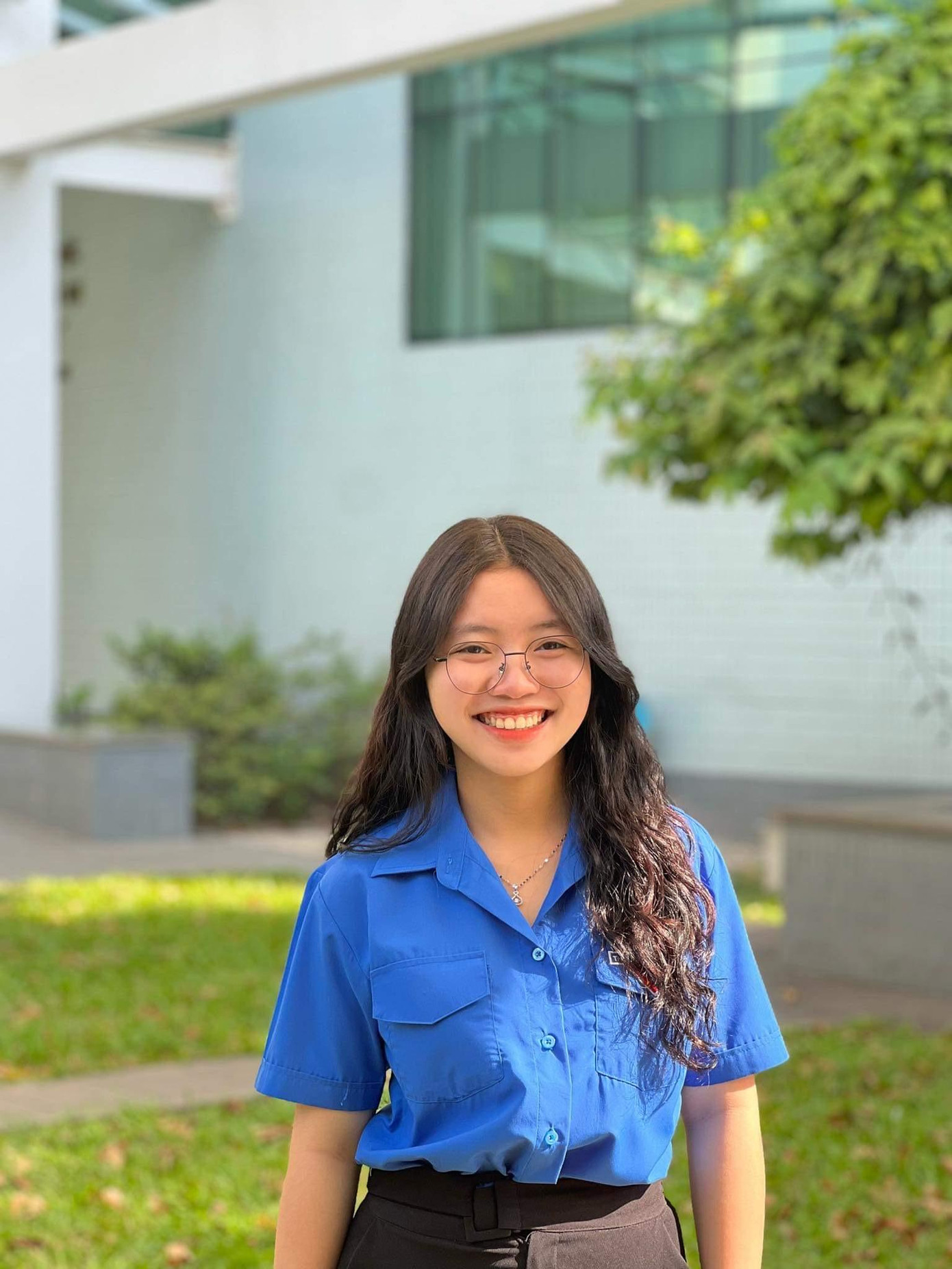 Không chỉ duy trì thành tích học tập tốt, Bích Trâm còn hăng hái tham gia nhiều hoạt động mà Đoàn tổ chức. Ảnh: NVCC Không chỉ duy trì thành tích học tập tốt, Bích Trâm còn hăng hái tham gia nhiều hoạt động mà Đoàn tổ chức. Ảnh: NVCC