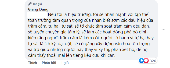 Câu hỏi day dứt sau những vụ tự tử của người trẻ: Chúng ta lẽ ra đã có thể làm gì? ảnh 2 Câu hỏi day dứt sau những vụ tự tử của người trẻ: Chúng ta lẽ ra đã có thể làm gì? ảnh 2
