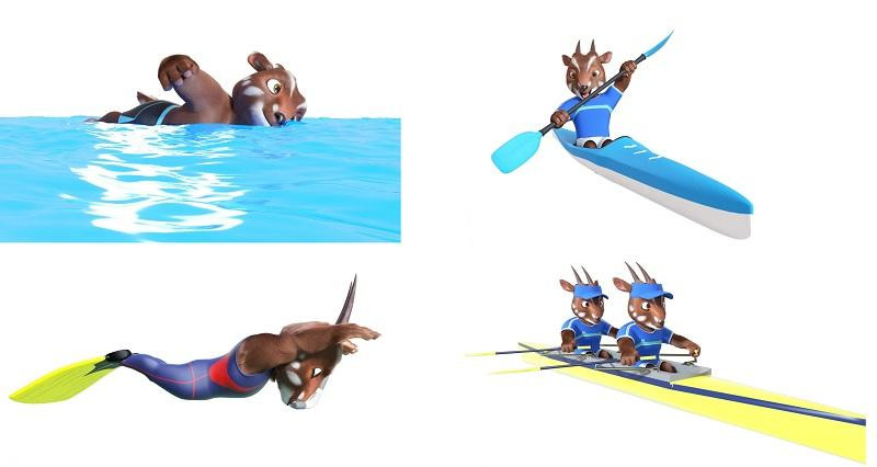 Sao la khi hóa thân thành "người chơi hệ thủy" Sao la khi hóa thân thành "người chơi hệ thủy"